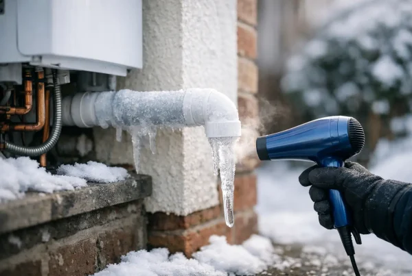 Frozen Condensate Pipe Fix for a Cold Boiler